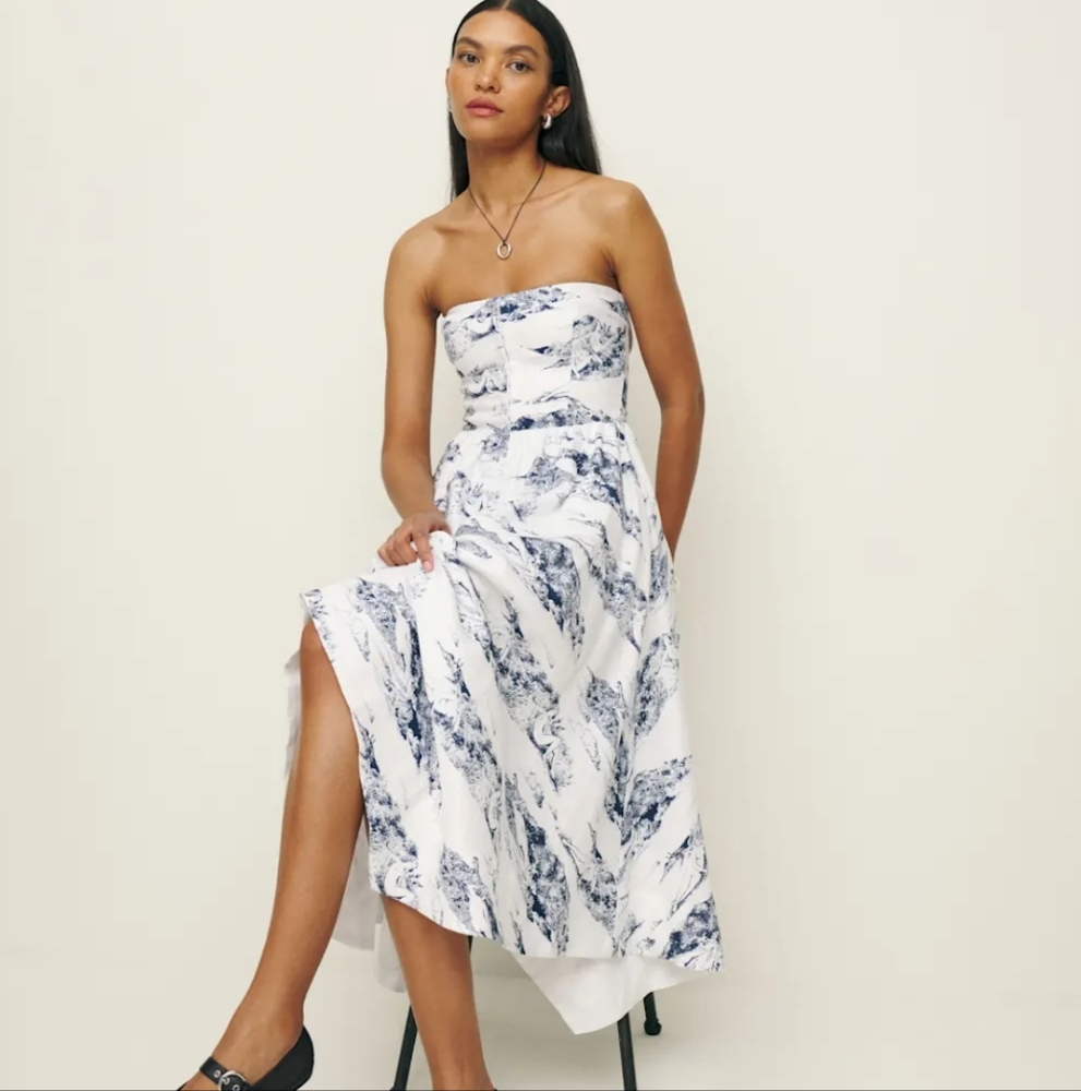 Reformation Grazi Linen Dress - Picture 3 of 4